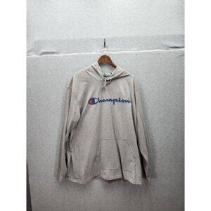 Champion XXL Gray Hoodie Authentic Athleticwear Cotton/Polyester Blend Comfortab